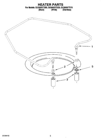 Diagram for GU3600XTSY0