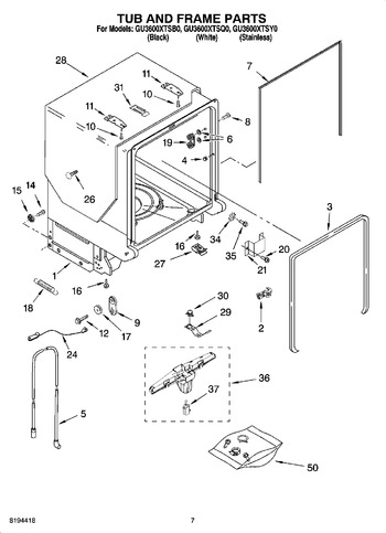 Diagram for GU3600XTSQ0