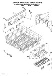 Diagram for 09 - Upper Rack And Track Parts