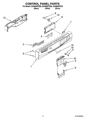 Diagram for GU3600XTSB2