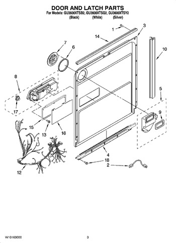 Diagram for GU3600XTSB2