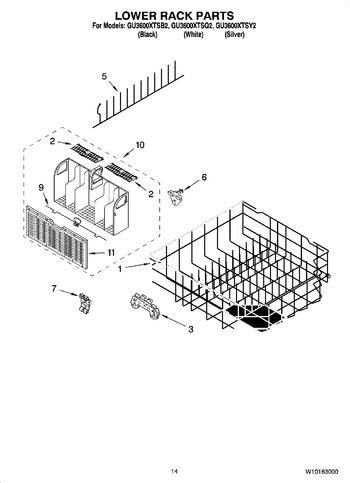 Diagram for GU3600XTSB2