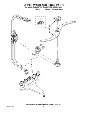 Diagram for GU3600XTVY2