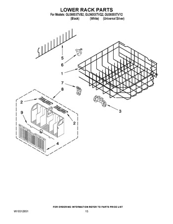 Diagram for GU3600XTVY2