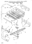 Diagram for 05 - Upper Dishrack And Water Feed