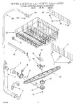 Diagram for 05 - Upper Dishrack And Water Feed