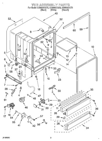 W11086533 : Whirlpool W11086533 Dishwasher Insulation Shield