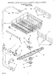 Diagram for 05 - Upper Dishrack And Water Feed