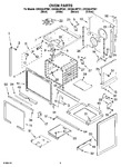 Diagram for 03 - Oven Parts