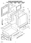 Diagram for 04 - Door And Drawer Parts