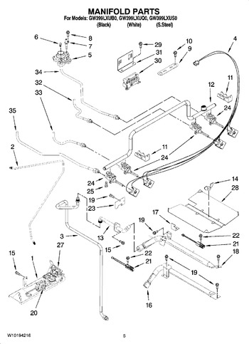 Diagram for GW399LXUB0