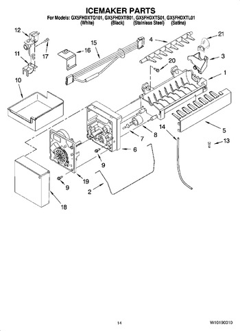 Diagram for GX5FHDXTQ01