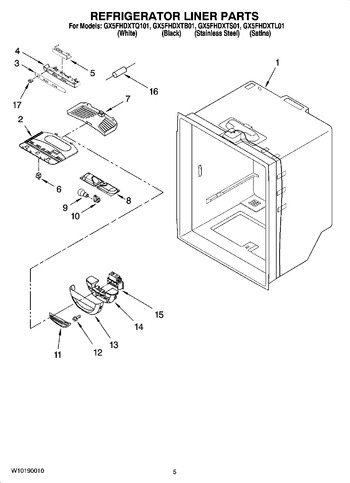 Diagram for GX5FHDXTQ01