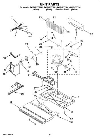 Diagram for GX5FHDXTQ01