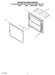 Diagram for 07 - Freezer Door Parts