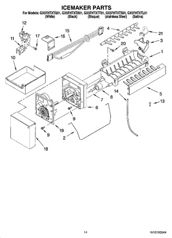 Diagram for GX5FHTXTQ01