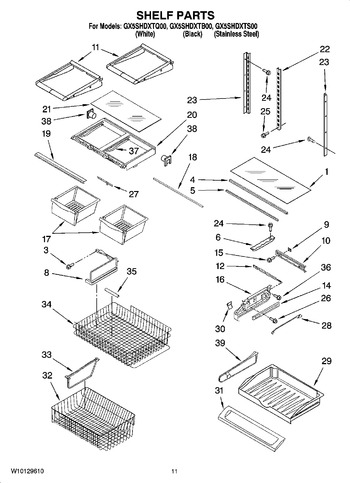 Diagram for GX5SHDXTS00