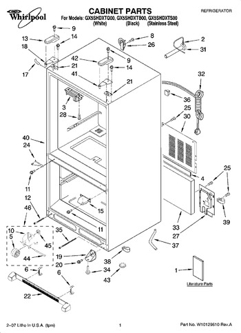 Diagram for GX5SHDXTS00