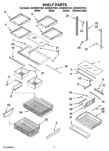 Diagram for GX5SHDXTS01