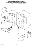 Diagram for 03 - Refrigerator Liner Parts