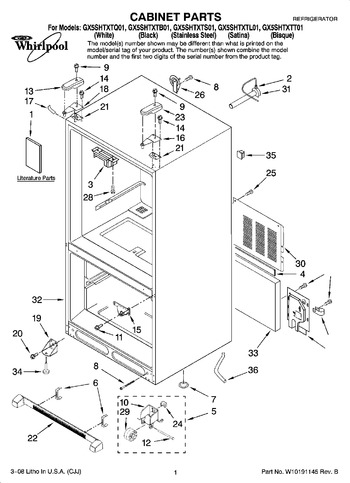 Diagram for GX5SHTXTB01