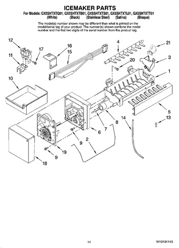 Diagram for GX5SHTXTB01