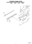 Diagram for 02 - Control Panel Parts