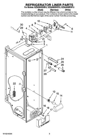 Diagram for GZ2626GEKW13