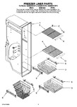 Diagram for 04 - Freezer Liner Parts