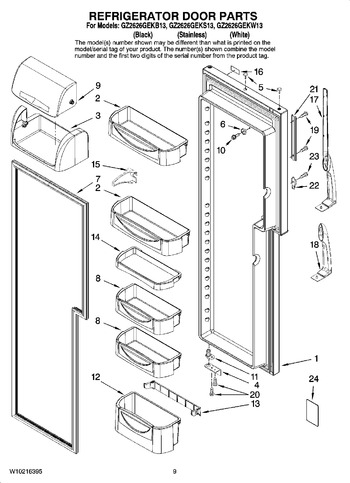 Diagram for GZ2626GEKW13