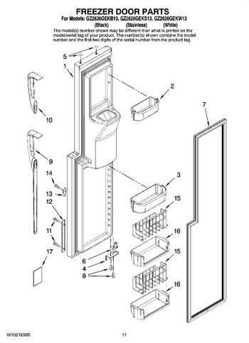 Diagram for GZ2626GEKW13