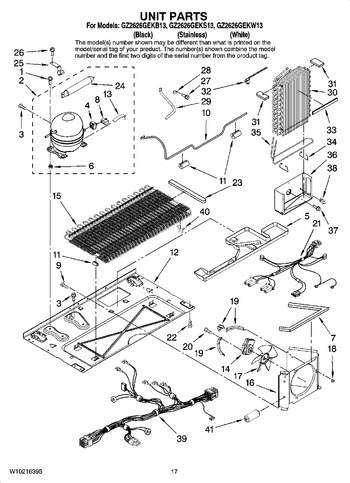 Diagram for GZ2626GEKW13