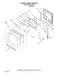 Diagram for 02 - Oven Door Parts