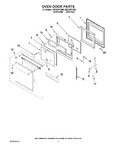 Diagram for 02 - Oven Door Parts