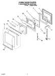 Diagram for 02 - Oven Door Parts