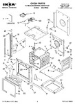 Diagram for 01 - Oven Parts