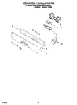 Diagram for 04 - Control Panel Parts