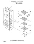 Diagram for 04 - Freezer Liner Parts