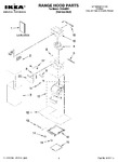 Diagram for 01 - Range Hood Parts