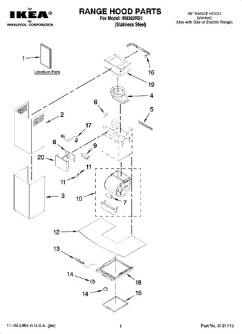 Diagram for IH8362RS1