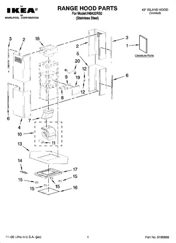 Diagram for IH8432RS0