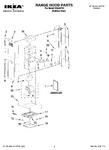 Diagram for 01 - Range Hood Parts