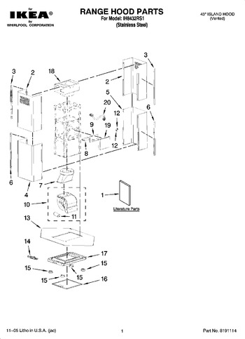 Diagram for IH8432RS1