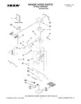 Diagram for 01 - Range Hood Parts