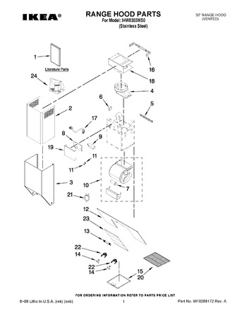 Diagram for IHW8303WS0