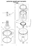 Diagram for 03 - Agitator, Basket And Tub Parts