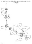 Diagram for 04 - Brake, Clutch, Gearcase, Motor And Pump Parts