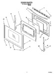 Diagram for 05 - Door Parts, Miscellaneous Parts