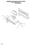 Diagram for 06 - Cabinet And Installation Parts