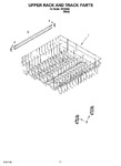 Diagram for 09 - Upper Rack And Track Parts